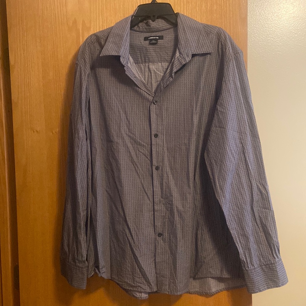 Men Claiborne Long Sleeve buttoned shirt size XXL